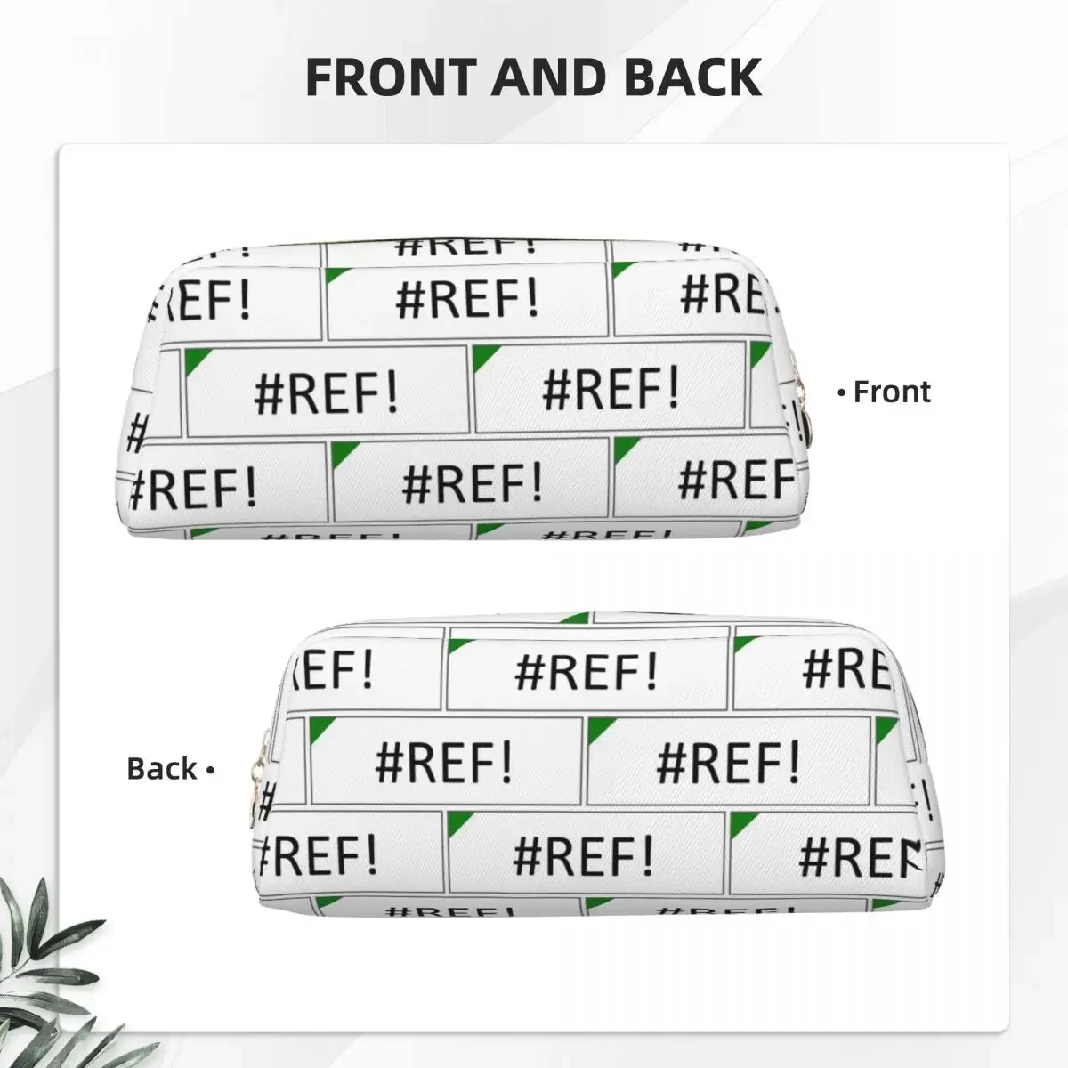 Excel #REF! Error Pencil Cases for Student School Pen Box Pencil Bag Big Capacity Pencil Pouch Storage Stationery Supplies