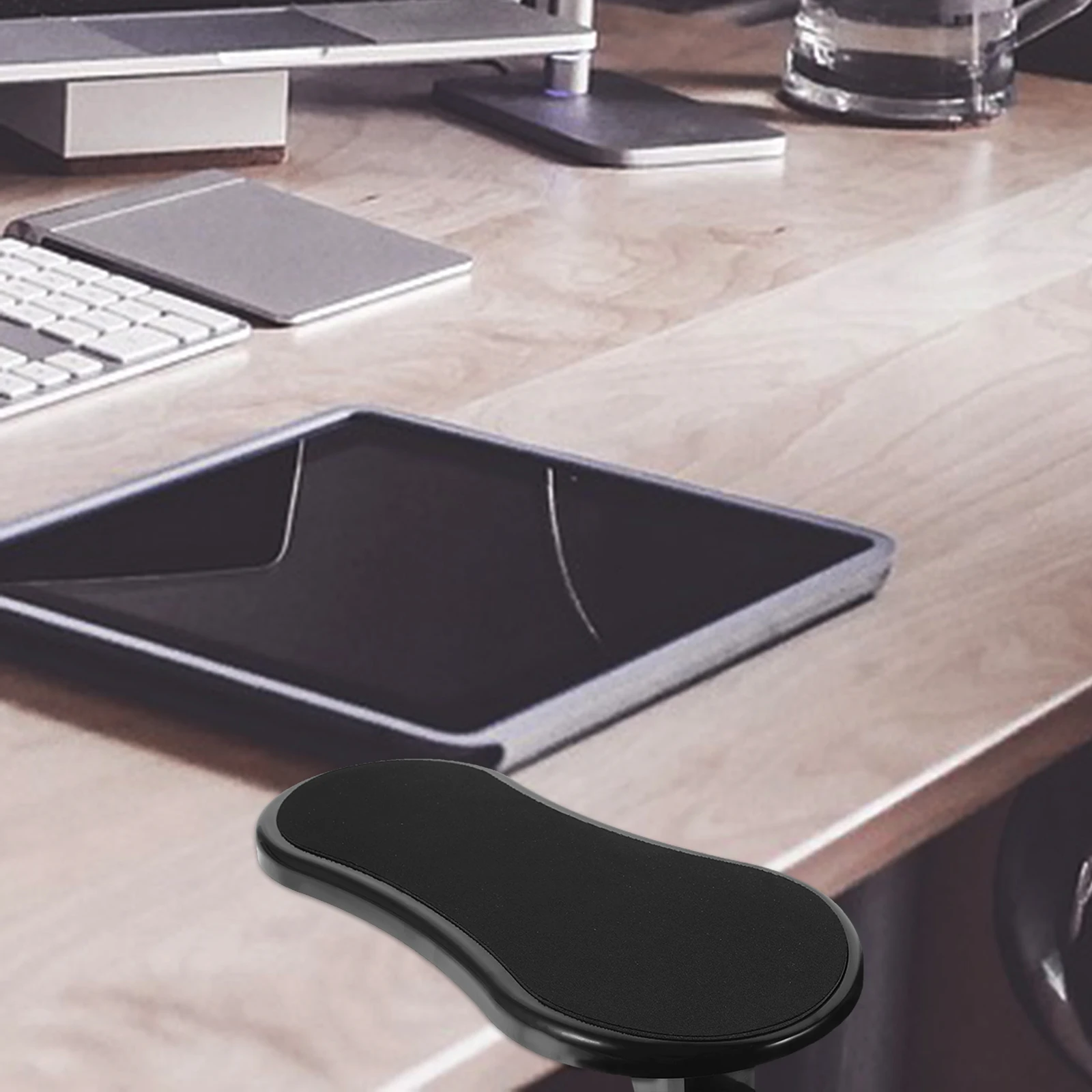 

Computer Armrest Adjustable Wrist Rest Keyboard Pad Ergonomic Hand Support for Fatigue Relief Desk Extender Desk Extender Tray