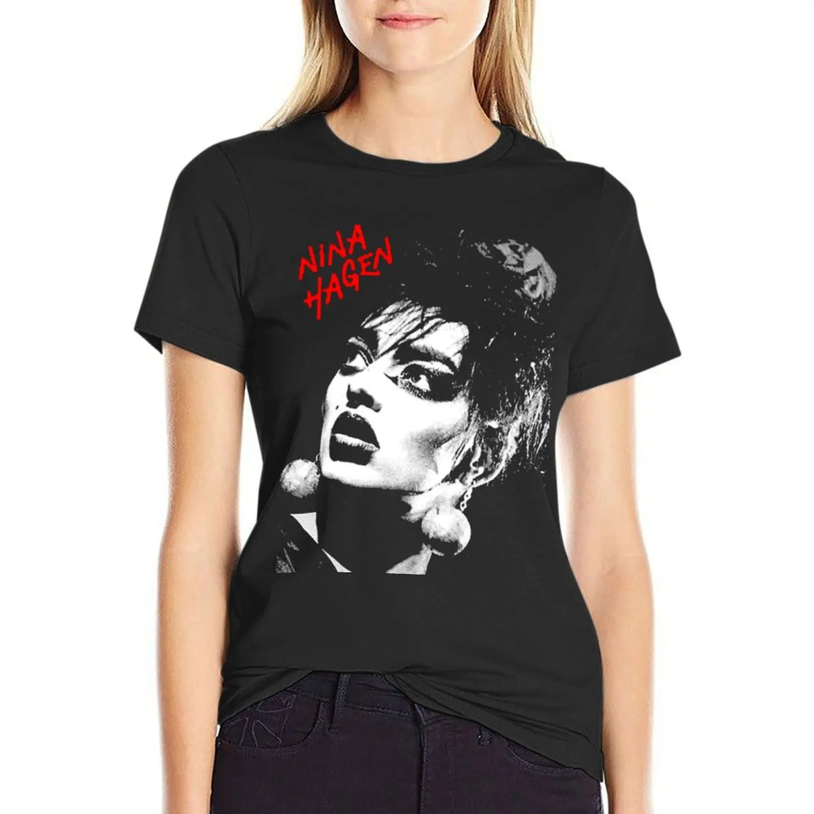 

Hagen Punk T-Shirt animal print shirt for girls animal prinfor anime clothes t shirts for Women graphic