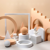 Photo Studio Photography Accessories White 3D Ornaments Jewelry Cosmetics Posing Background Props product shooting Cosmetic