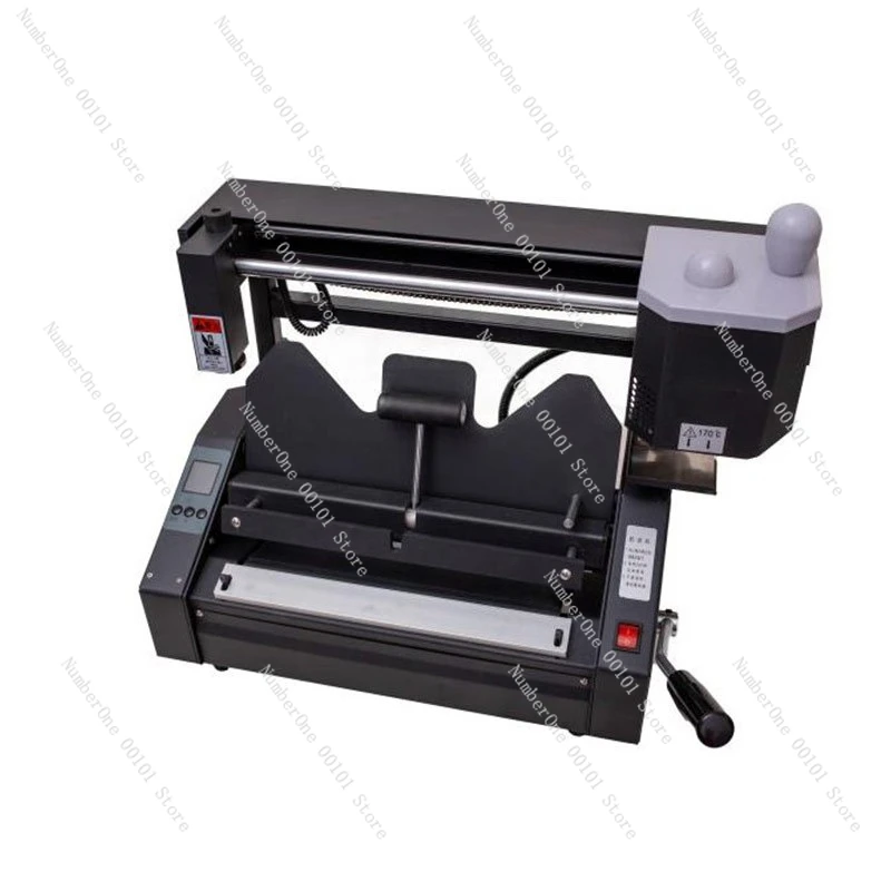 Color crown binding machine, wireless hot melt manual small binding machine indentation machine paper cutter tender