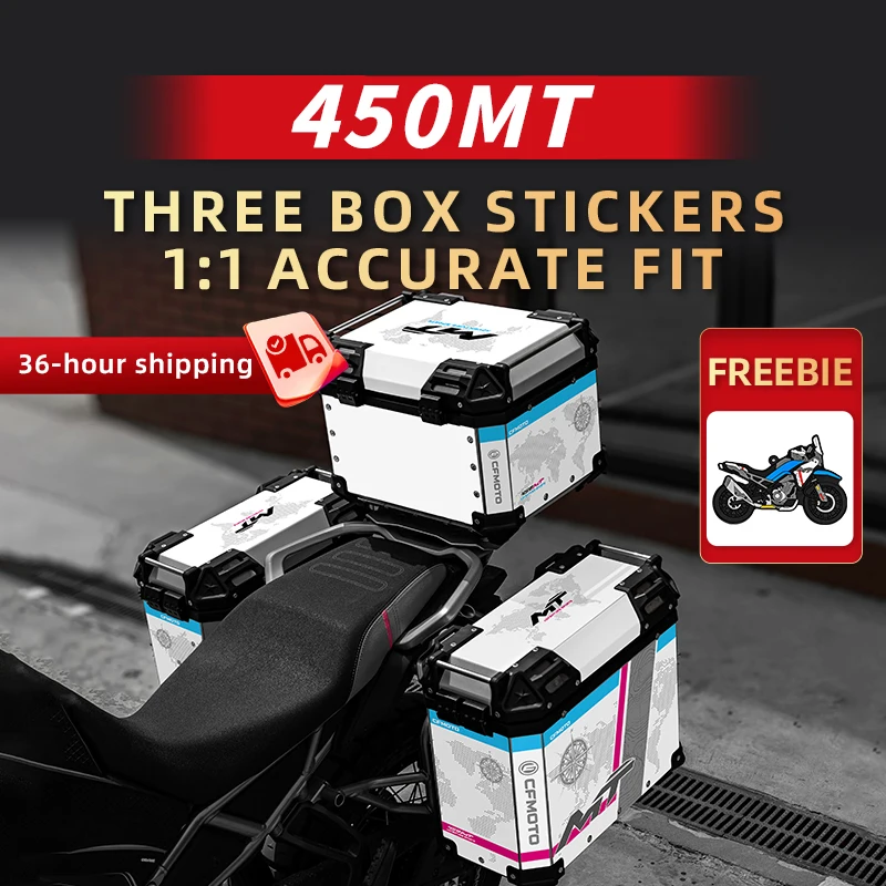 

Used for CFMOTO 450MT 450 MT Decorative Protection Sticker Kit Three boxes of decorative decals for motorcycle accessories