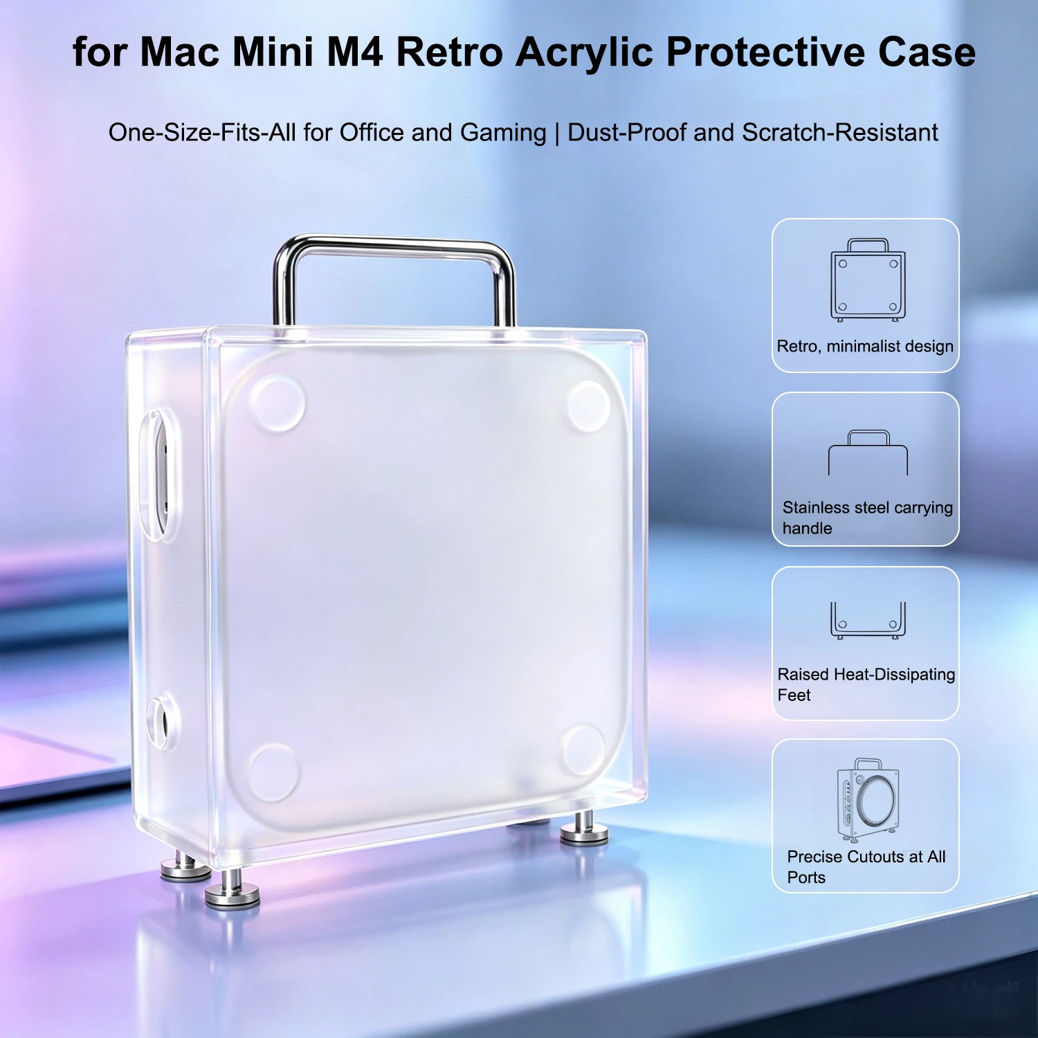 for Mac Mini M4 Retro Acrylic  - đánh giá và giá Retro Gaming Mac
