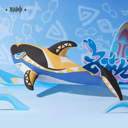Anime Shark Pillow Genshin Impact Official miHoYo Original Authentic Mualani Shark Viscose Fibre Pillow Pendant Christmas Gifts