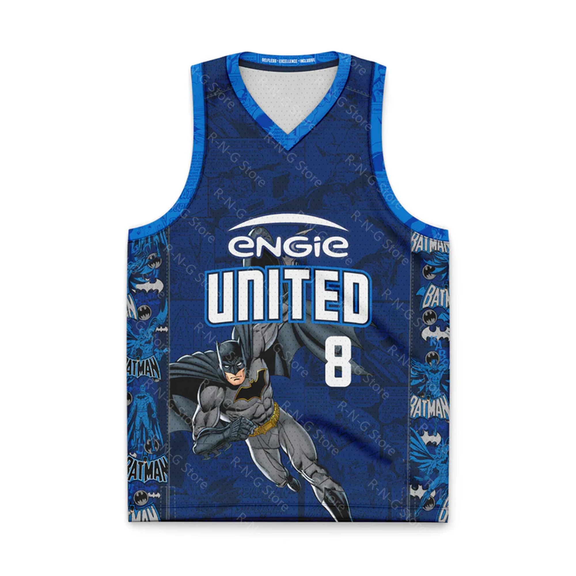 NBL Cartoon Fashion printing Basketball Training Unisex Swingman Player Replica Jersey Man Women Dasketball Vest Fan Edition2024