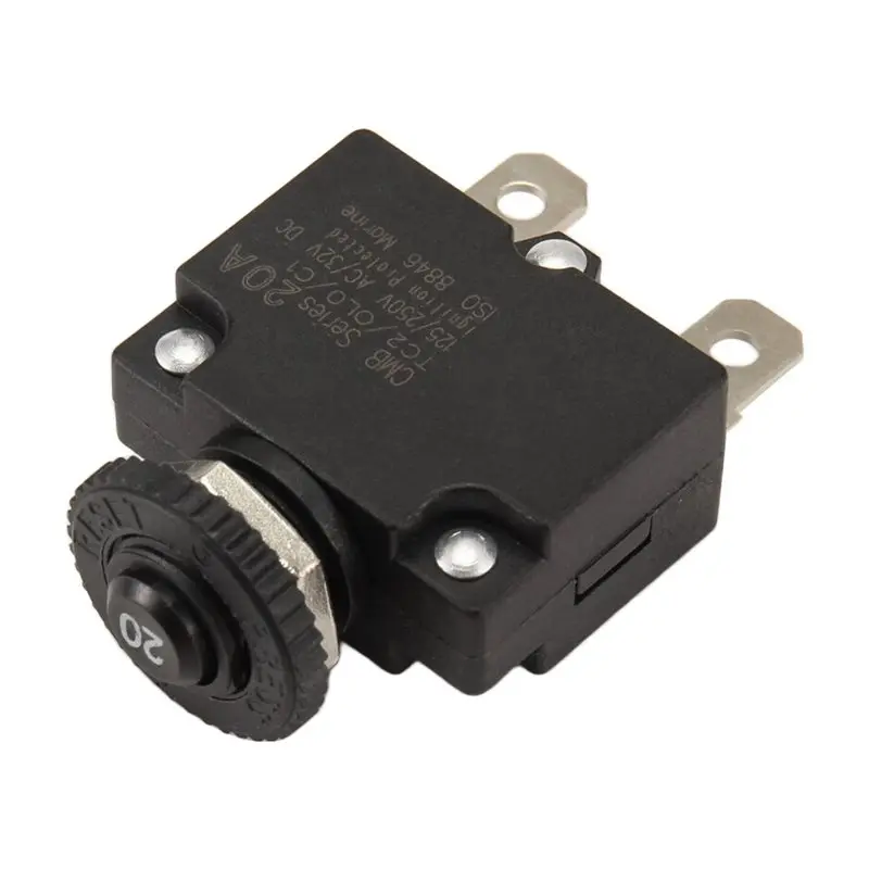 Golf Cart Clubcar Electric Sightseeing Car 20A Circuit Breaker 102838101 Circuit Protector