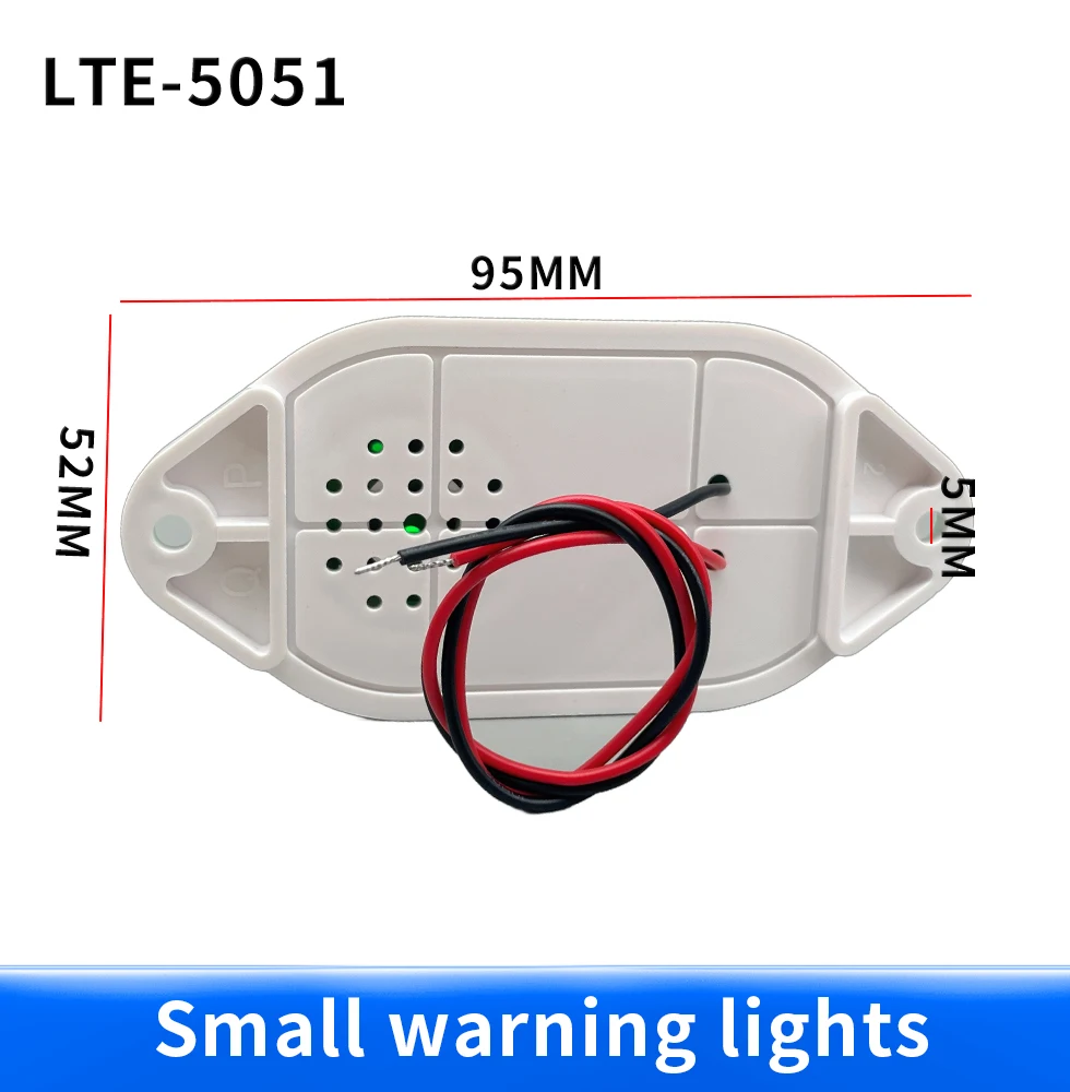 Lampe d'alarme sonore et visuelle LED-3051, stroboscope, signal lumineux, iode, 12V, 24V, 220V, voyant lumineux, alarme de sécurité LED-3071