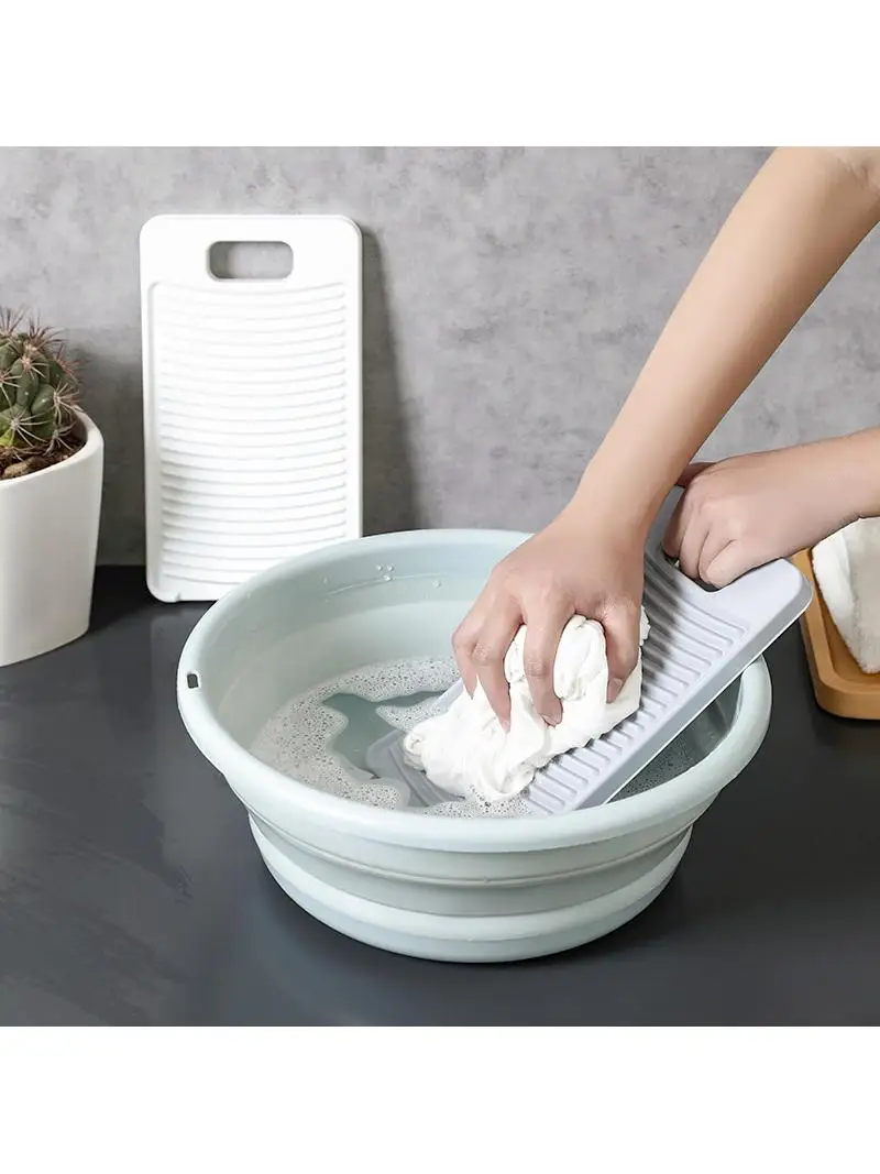 

Thickened Anti-slip Laundry Board Home Use Plastic Clothes Scrub Board Dormitory Washing Tool Punishment Stabbing Board