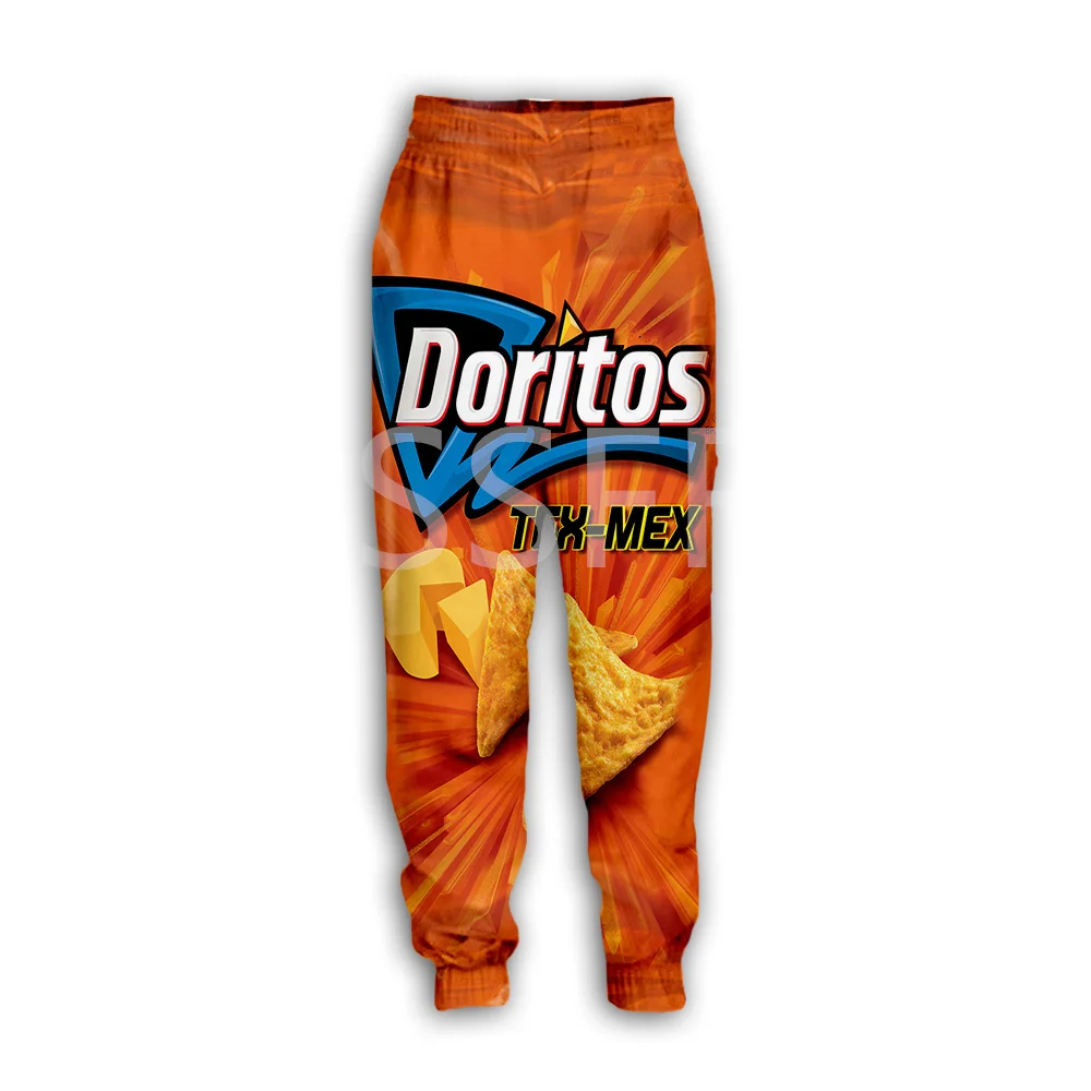 

NewFashion Foods Potato Chips Candy Sauce Chocolate Snacks 3DPrint Unisex Streetwear Funny Casual Sweatpants Jogger Trousers X4