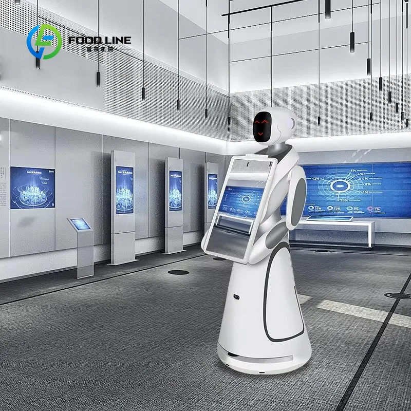 Customized Reception and Welcome Service Robot Smart Office Museum Interactive Guide Greeting Service Robot