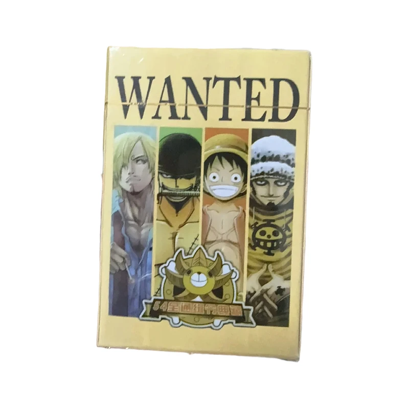 One Piece Wanted Cartoon Niedliche Spielkarten Persönliche 2D Party Unterhaltungsspiel Karten Spielzeug Animation Peripherie Großhandel – Detail 5