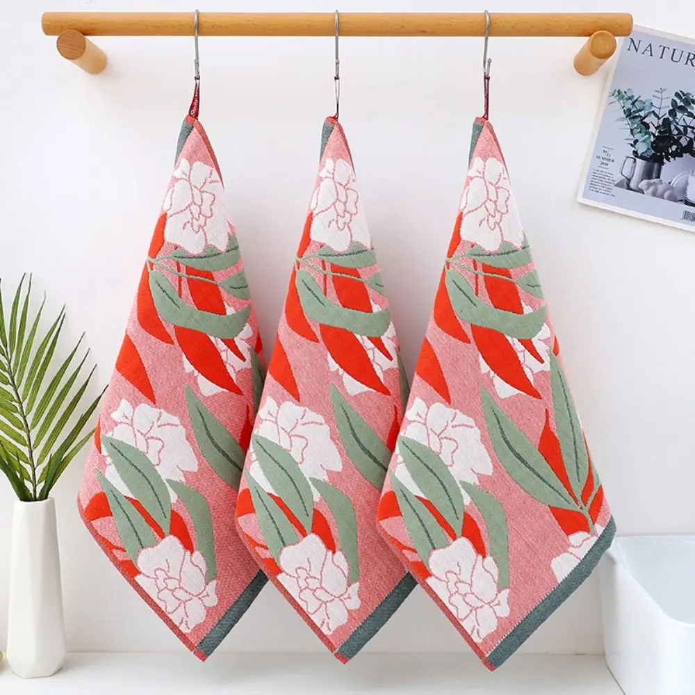 High Quality 34x40cm Large Hand Towel 4 Layer Cotton Gauze Decorative Kitchen Towel Quick Dry Tea Towel Home Restaurant