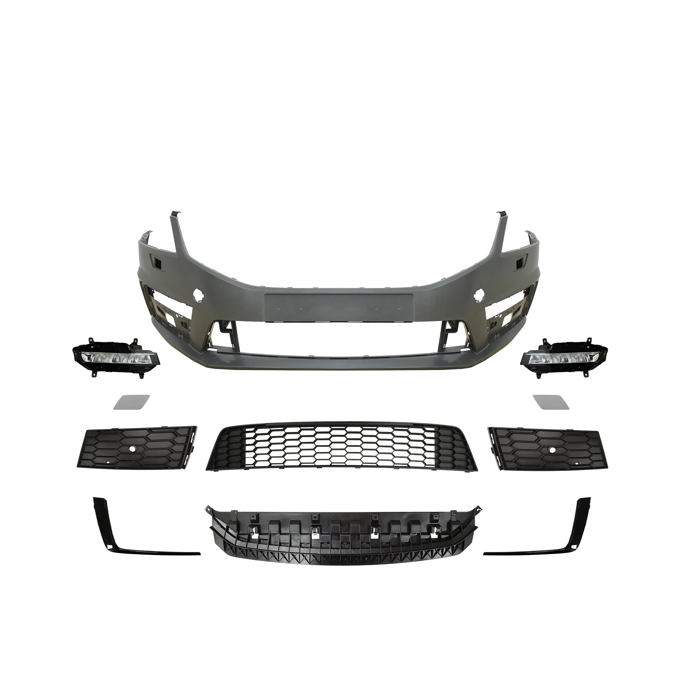 For SKODA OCTAVIA FRONT BUMPER BODY KIT 2017-2019 UPGRADE TO RS customcustom