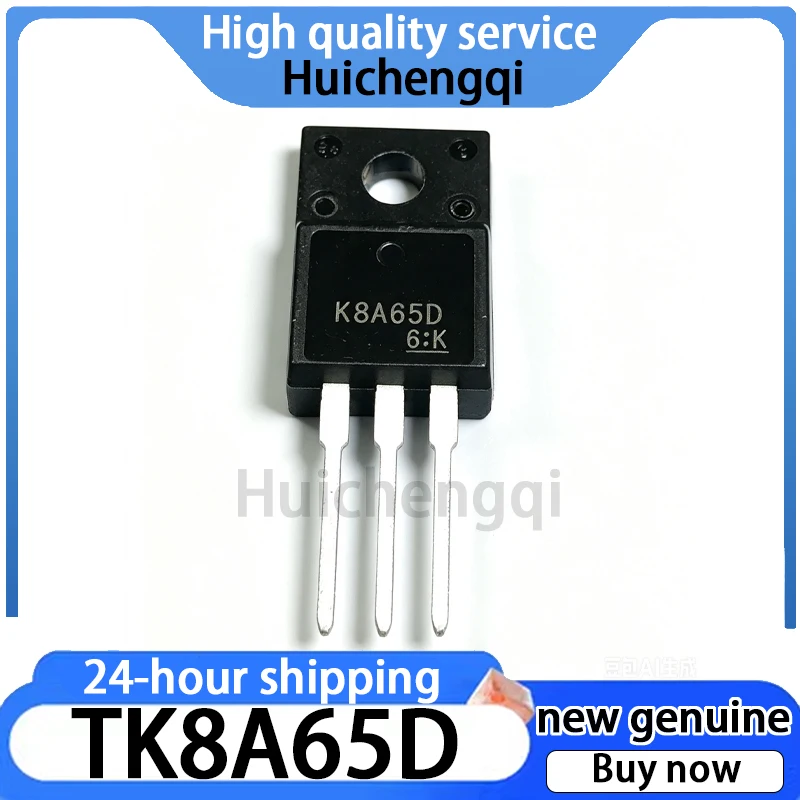 5PCS TK8A65D TO-220F MOSFET 650V/8A