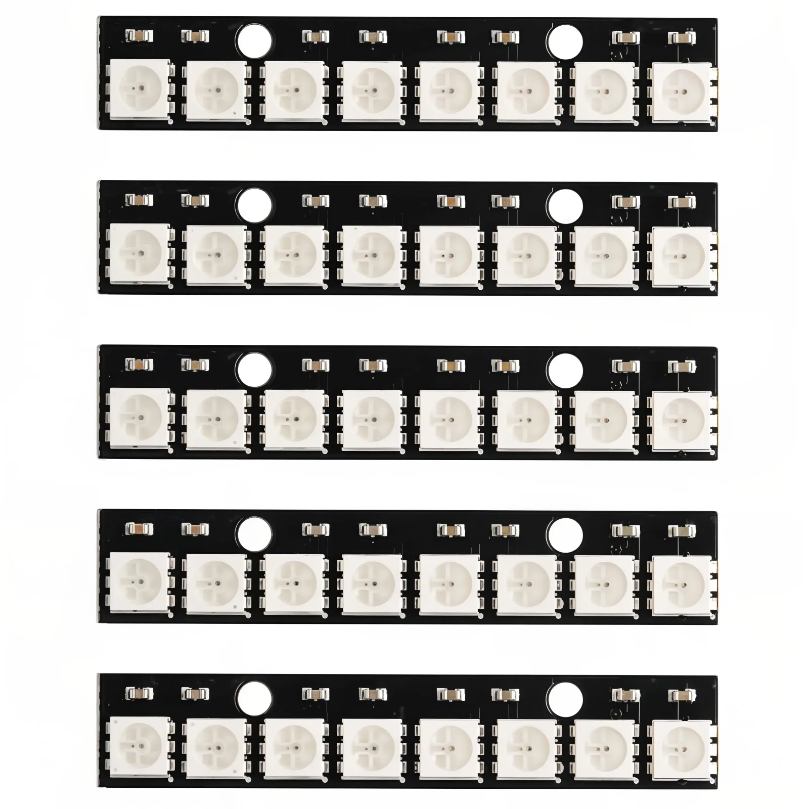 5PCS WS2812 5050 RGB LED Module with 8-Channel Control for Arduino/Decorative Lighting