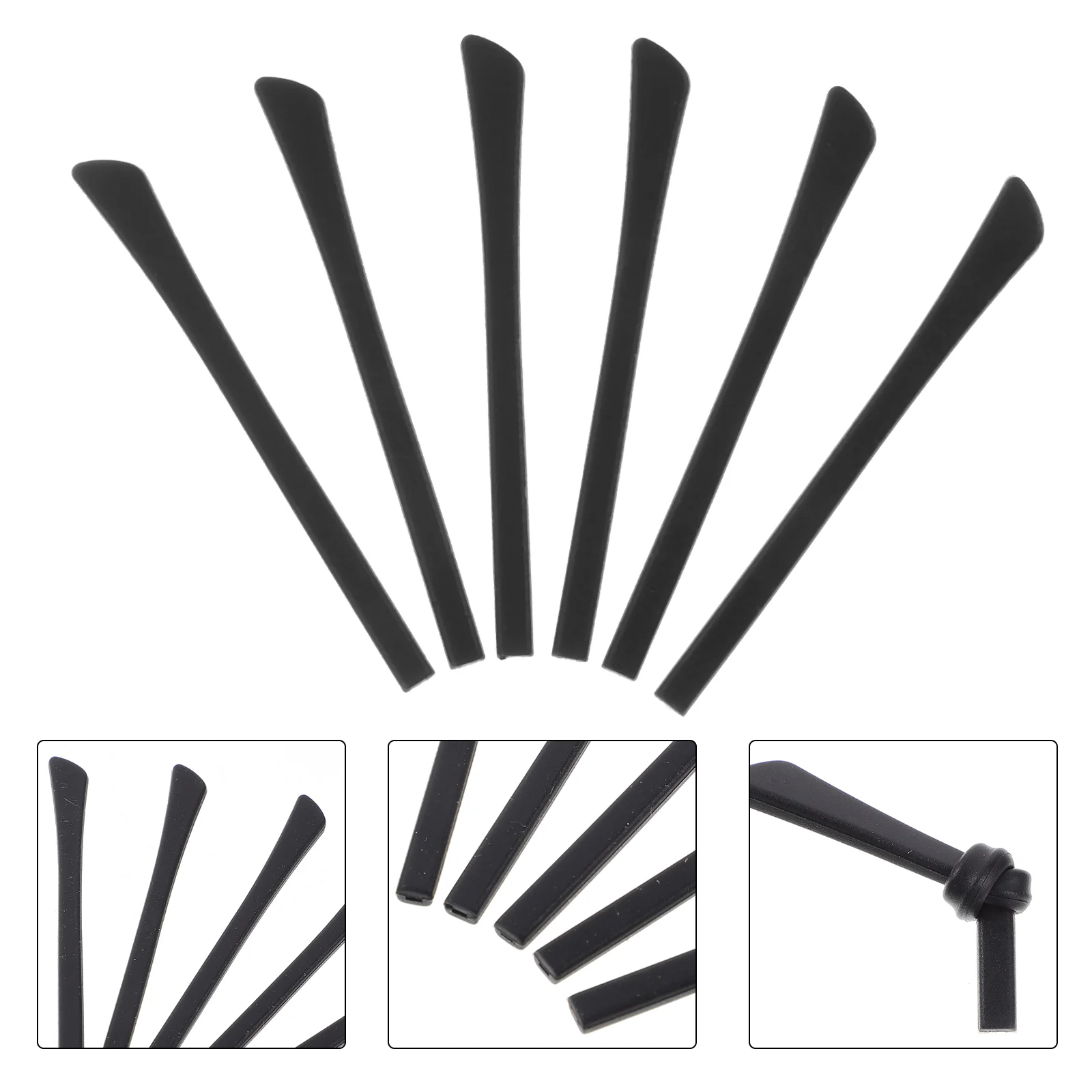 Spectacle Temple Protector Glasses Accessories Retainers Silicone Eyeglass Ear Cushions End Tips For Grippers