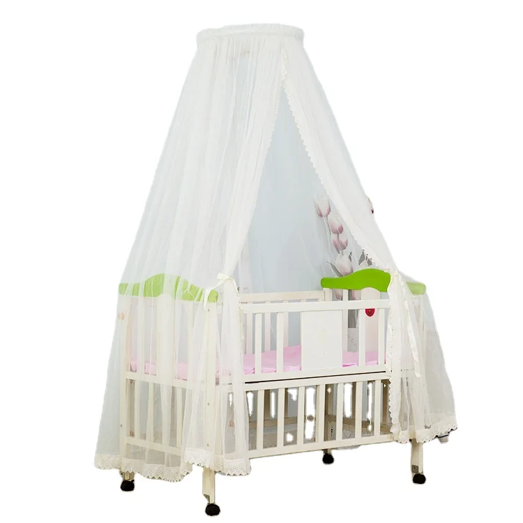 Faltbare freistehende einfache Set Babybett Laufs tall Regenschirm Moskito netz