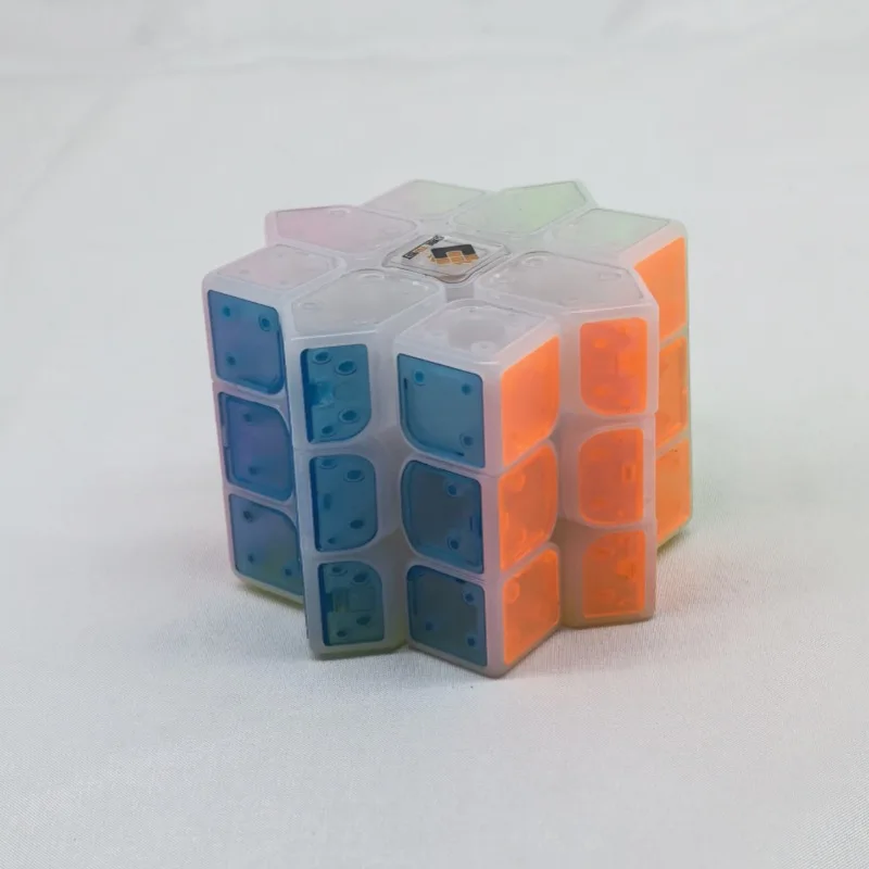 Alien 3x3 Cube Puzzle Transparent Octagonal Magic Star Cube Anise Cube 3x3 Transformable Cubo Octagonal Magic Star Fidget Toys