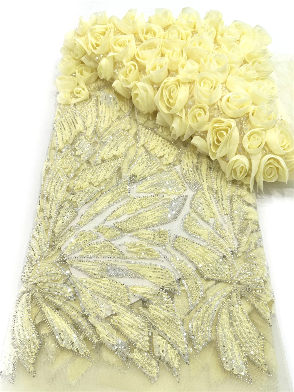 2-yardas-de-tela-de-encaje-africano-de-alta-calidad-2026-tul-frances-con-lentejuelas-de-flores-3d-y-cuentas-bordadas-nigerianas-para-confeccion-de-vestidos-de-fiesta