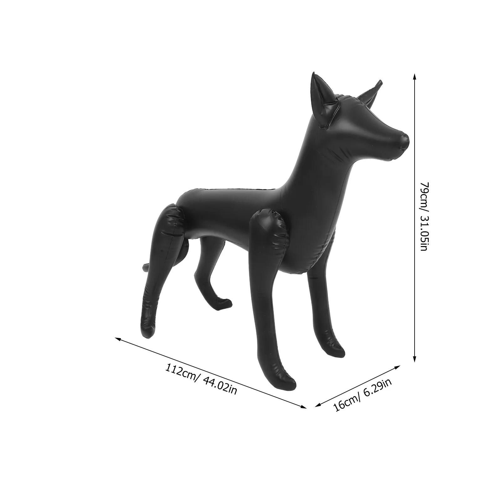 1pcs Pet Clothing Mannequin Inflatable Pvc Dog Lightweight Durable Easy Storage Portable Fun Shape Decor Photo Prop Pet