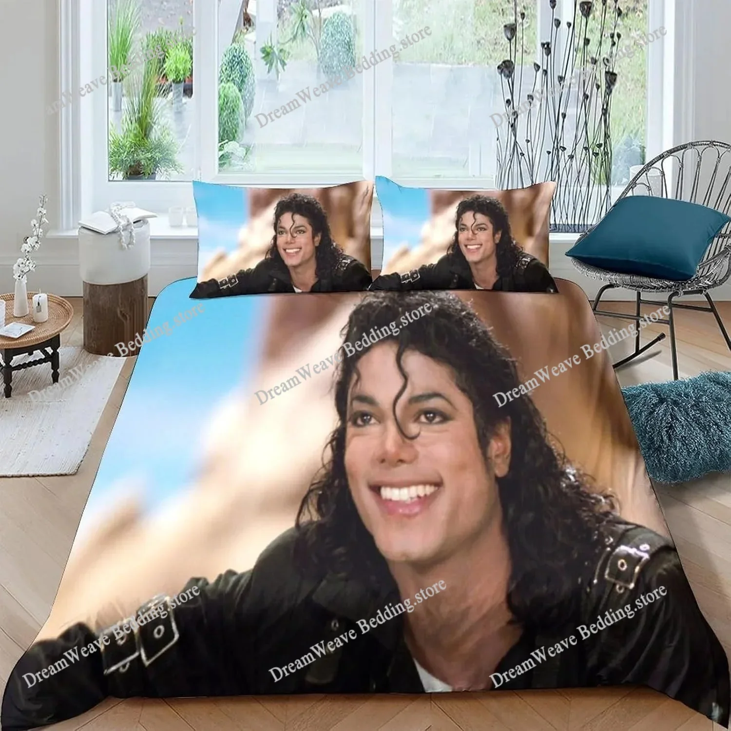 Michael Jackson Bedding Set Duvet Cover 3d Bedding Fashion Design Decoration King Duvet Cover Set Double Bed Set Bedding Sets