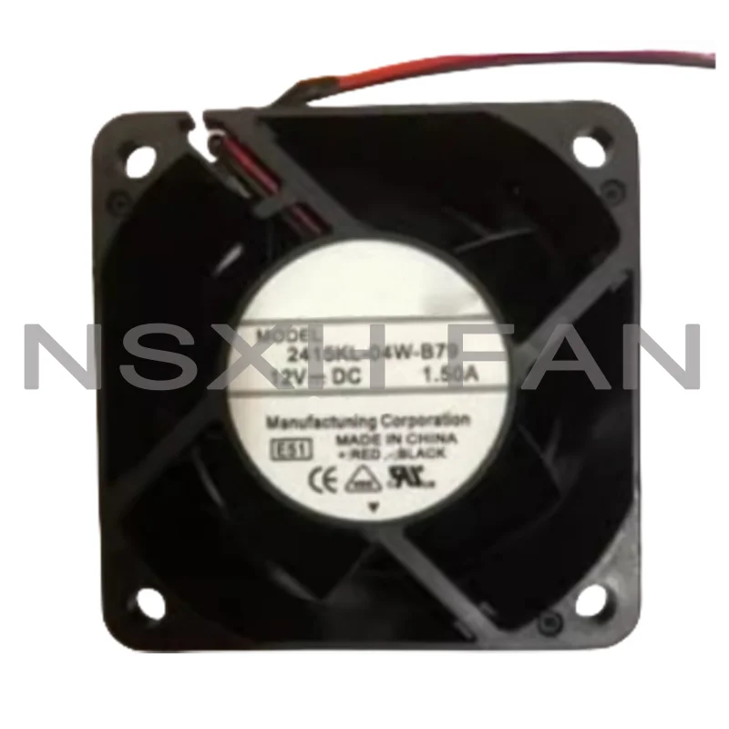 

2415KL-04W-B79 6038 12V 1.50A 6CM Frequency Converter Server Cooling Fan