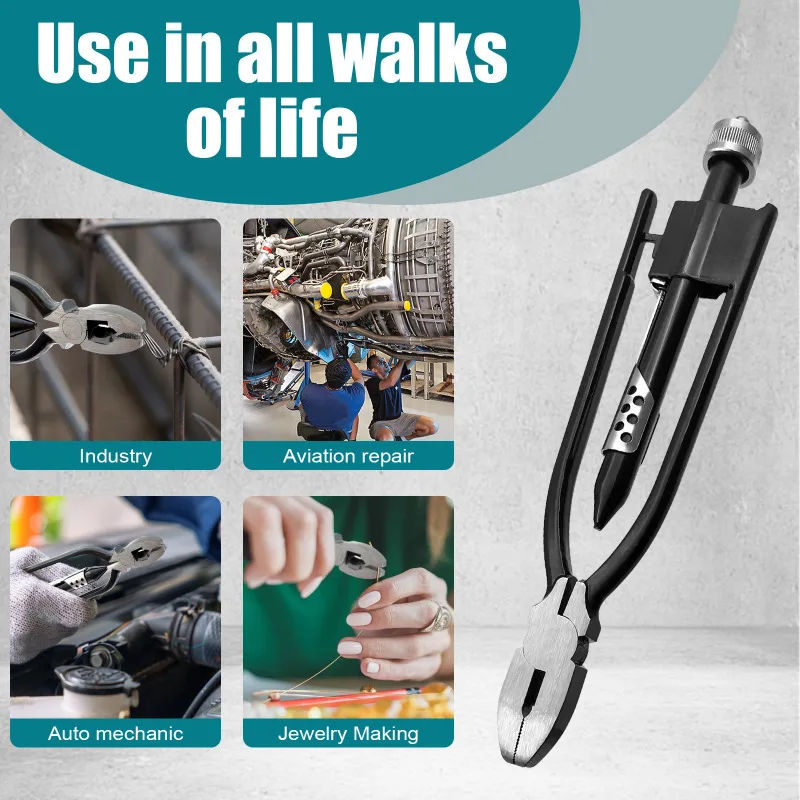 6/9 Inch Safety Wire Pliers with 50ft Safety Wire Heavy Duty Wire Twisting Tool for Aircraft Hinery Vehicles, Preventing Hardware Loosening, Safety Wire Twisting, Heavy Duty Pliers, Durable Build Quality, Reliable Performance, Vehicle Maintenance Crews