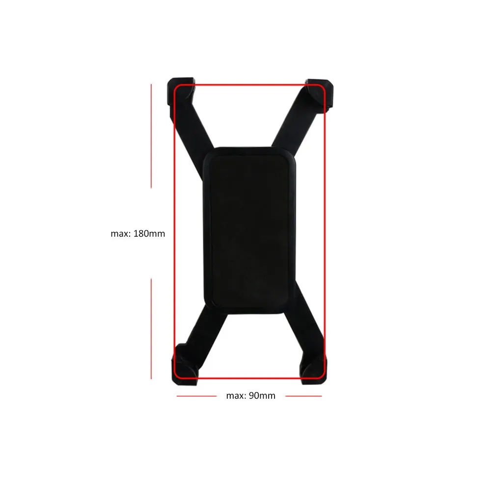 Support de téléphone pour vélo de qualité supérieure, réglable, à 4 griffes, antichoc, antidérapant, pour téléphones de 3,5 à 6,5 pouces, appareils GPS, guidon, tige de selle