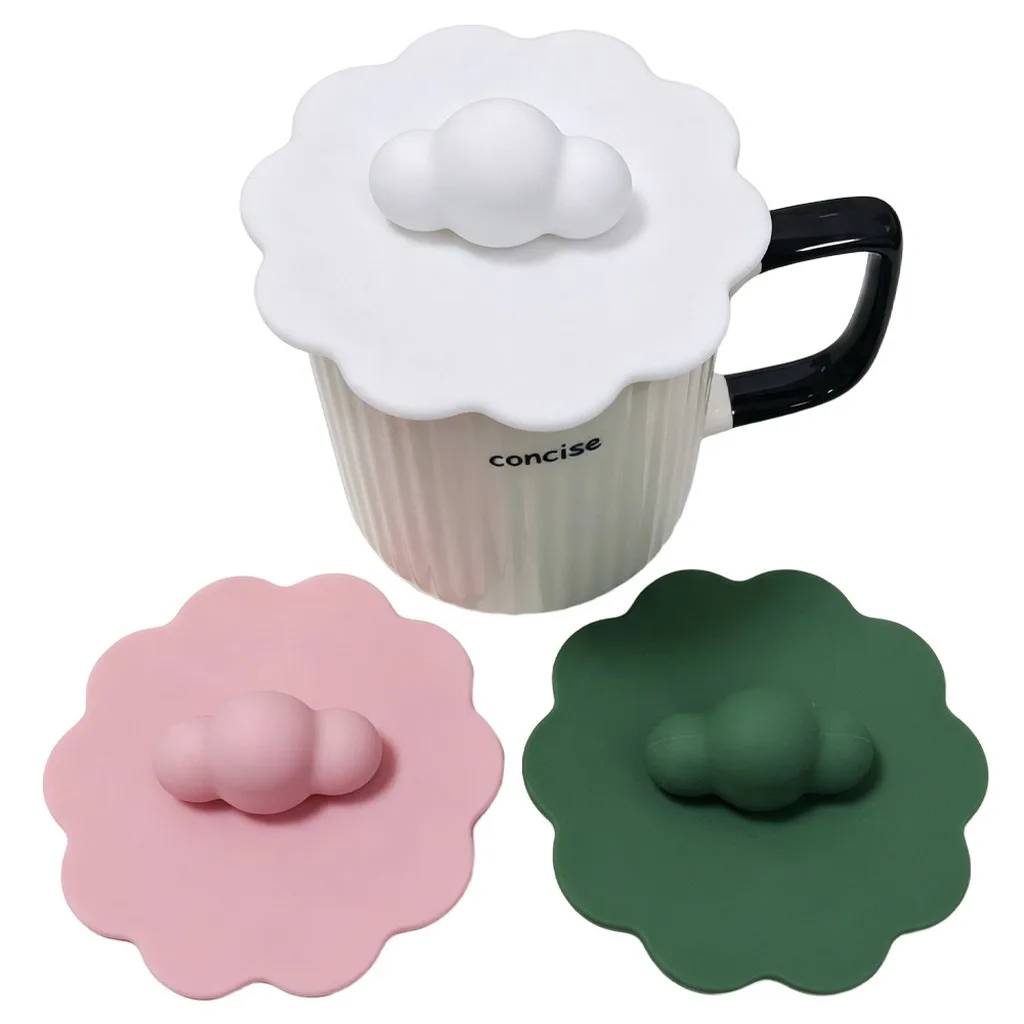 Water Bottle Accessory Dustproof Sealing Cup Cover Silicone Cup Lid Silicone Cup Cover For Instant Noodle Cups Drinking Cups