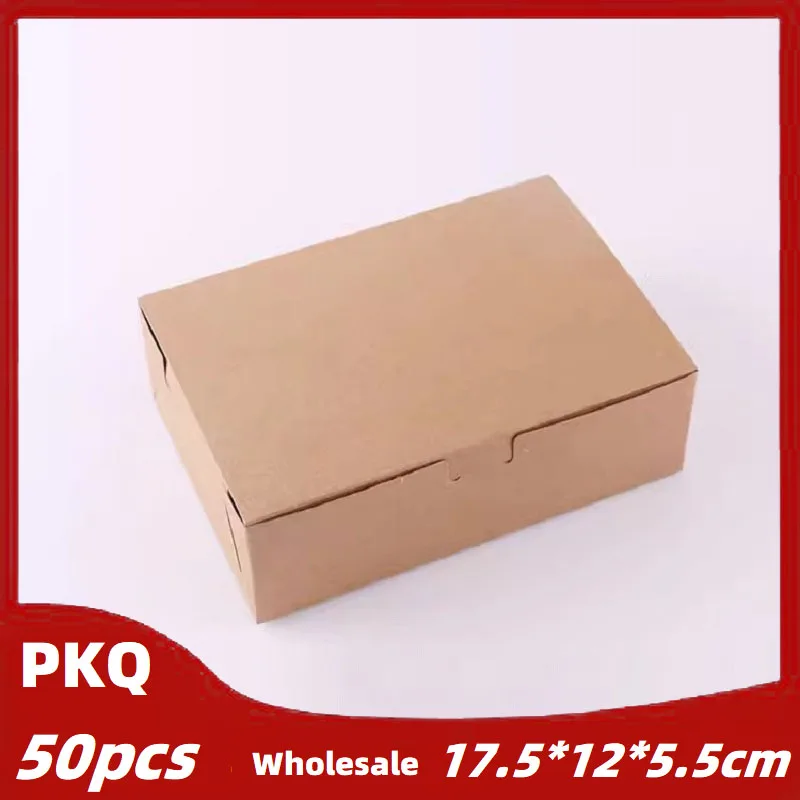 50pcs, Brown Color , ﻿Blank , Design Your Own Fried Chicken Paper Packaging Box  , Fast Turnaround