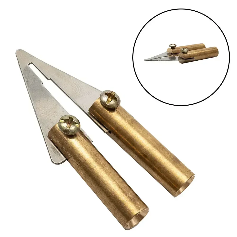 Useful Convenient Triangular Spatula New For Repairing Plastics For Straight Diagonal Cutter Gold Silver Steel 1 Pc 72 Mm