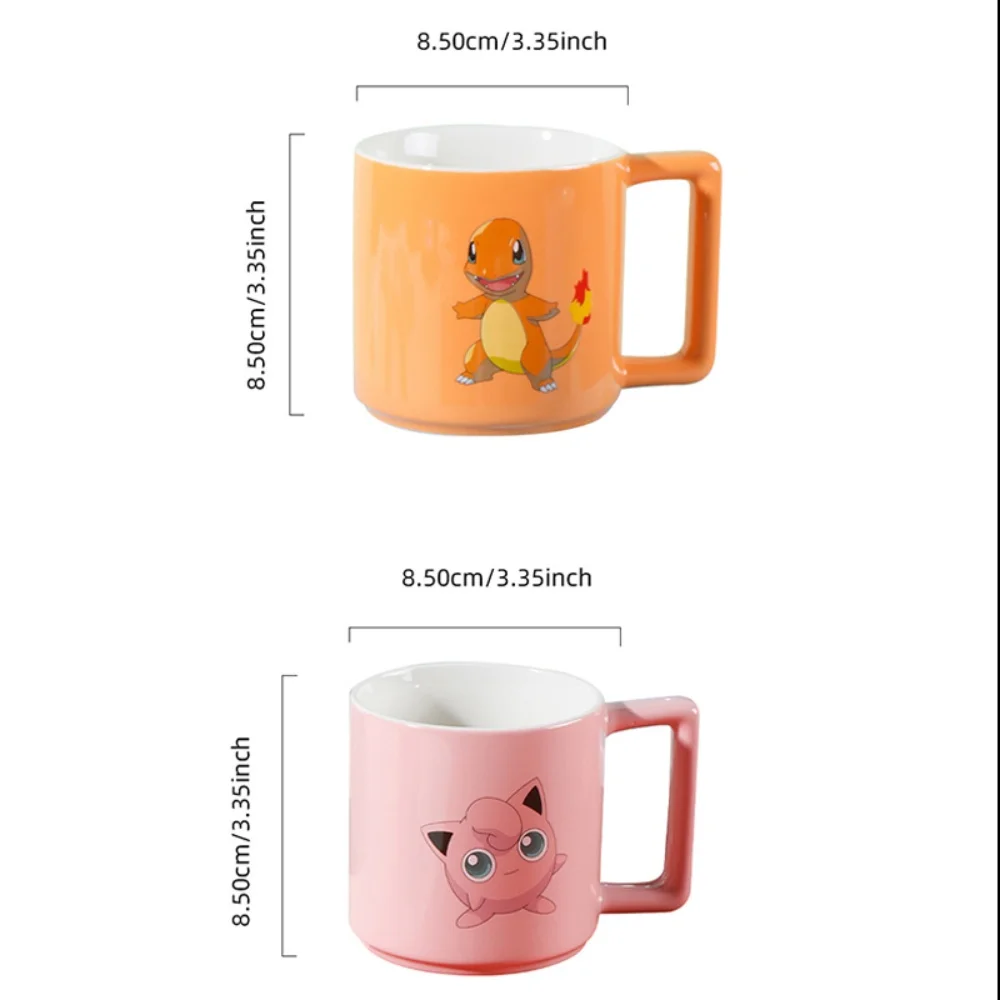 シュンシャン ポケモン公式ライセンス ヒトカゲ セラミックコーヒーマグ かわいいドリンク食器 コーヒーミルクカップ カワイイ家庭用ウォーターカップ