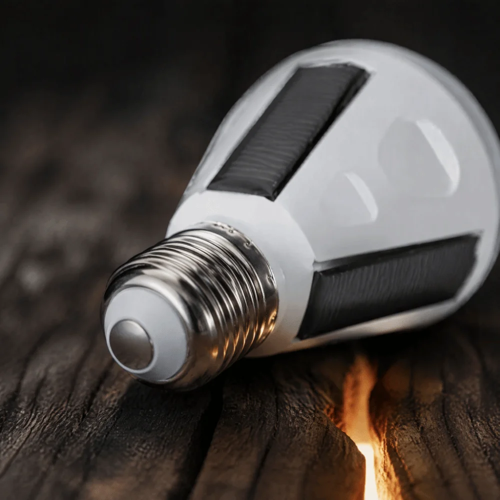 Flicker-Free Rechargeable LED Bulb 12W Solar Charging Solar LED Camping Light Portable 7W Rechargeable Emergency Light