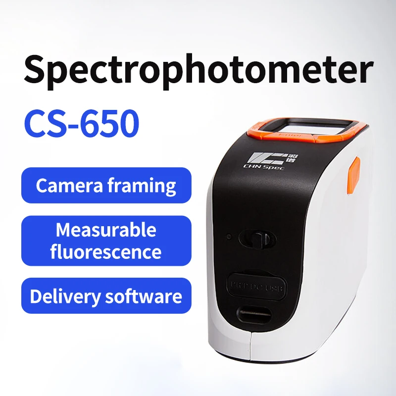 

Color difference meter, color analyzer, spectrophotometer, glossmeter, high-precision meter CS-650