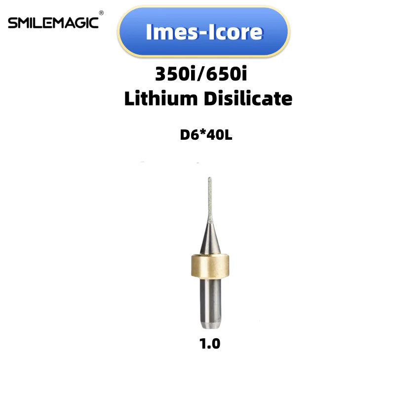 Imes Icore 350i 650i Milling Burs Cad Cam Drill  Cutters For Glass Ceramic Lithium Disilicate Blocks