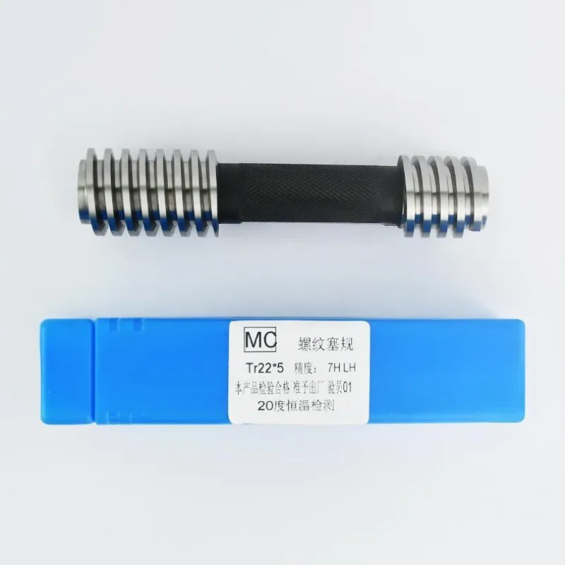 Wholesale 1pcs Tr Trapezoidal Thread Plug Gauge High Quality 7H 8H TR8 10 12 14 16 18 20 Measure Tool For Accurate Testing