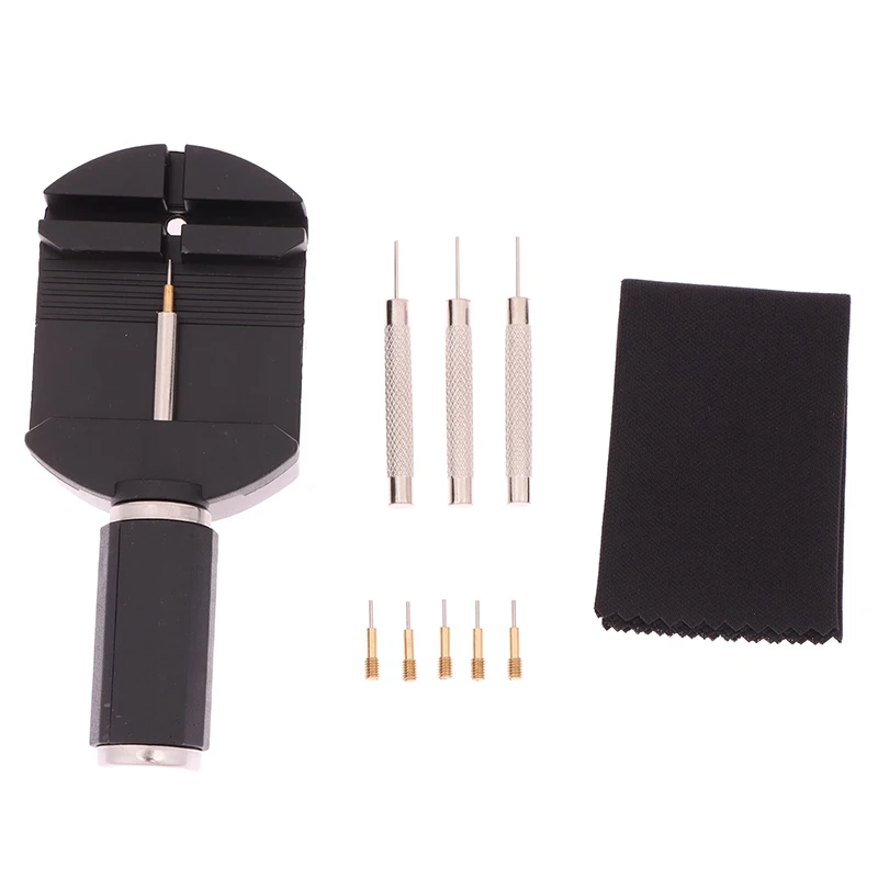 11Pcs/Set Watch Link Removal Tool Kit Watch Band Strap Chain Pin Remover For Watch Band Strap Adjustment Repair Tool