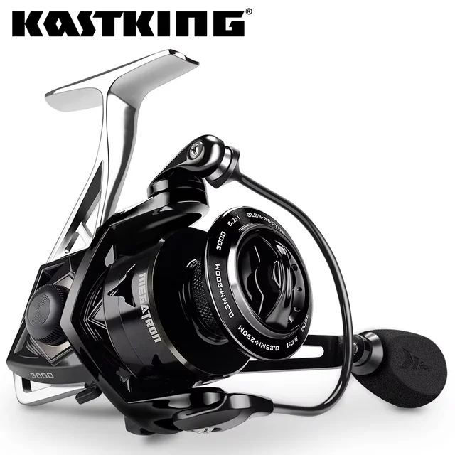 KastKing Megatron Spinning kołowrotek 18KG Max Drag 7+1 łożyska kulkowe szpula aluminiowa z włókna węglowego przeciągnij cewka do połowów słonowodnych