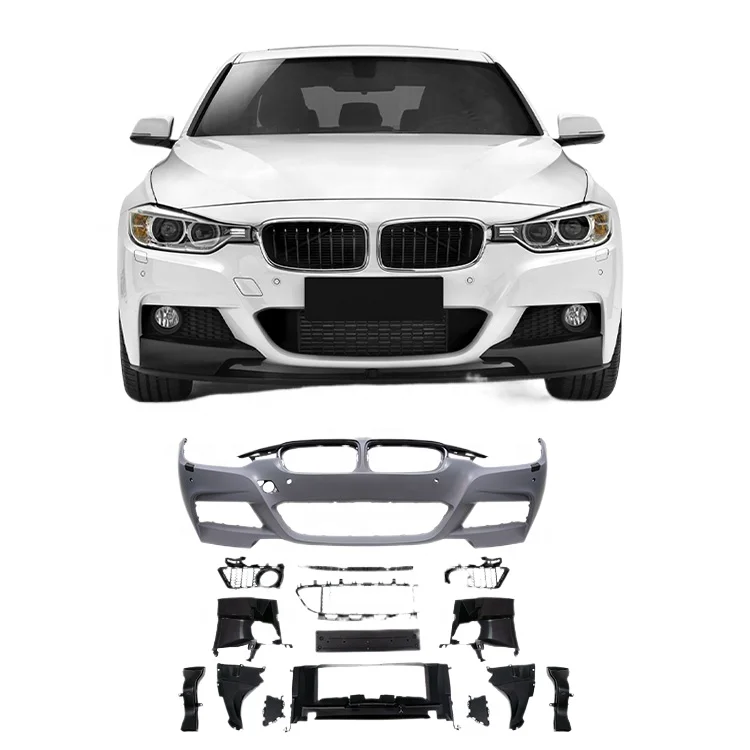 

M-tech PP Body Kit For Bmw 3 Series F30 F35 2012-2017 Body kit Front Rear Bumper Side Skirts For F30 MT Car Bumper