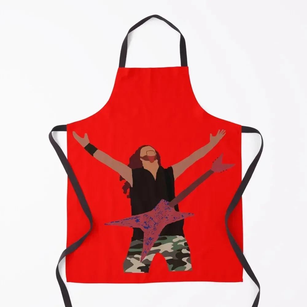 

Dimebag Darrell Apron Chef Uniform professional hairdressing Custom for women halloween Apron