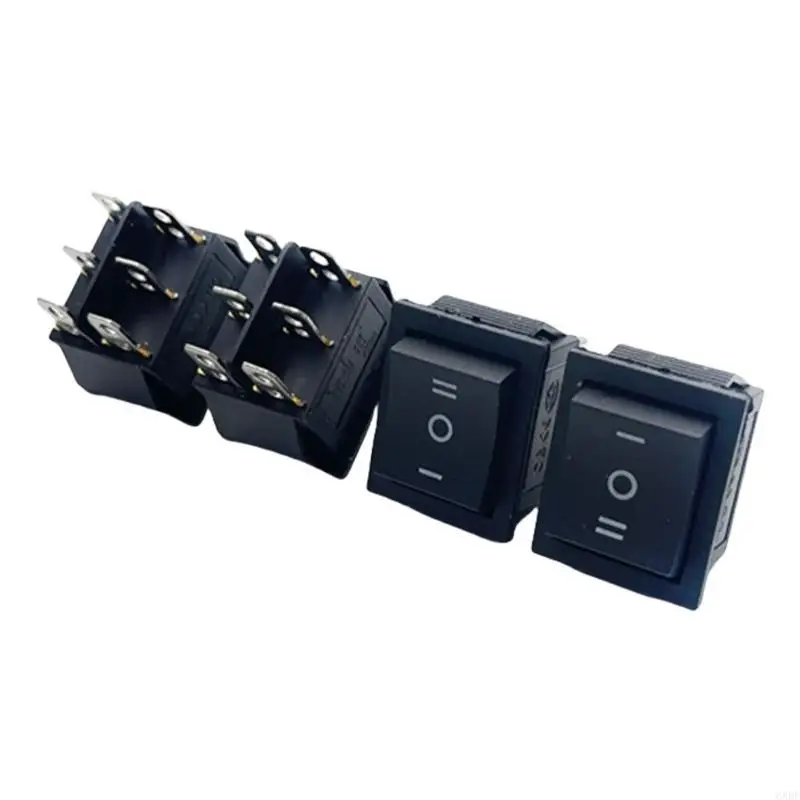 6XDF double Sided Reset Rockers Button Switch User Friendly Button for Electrical Device