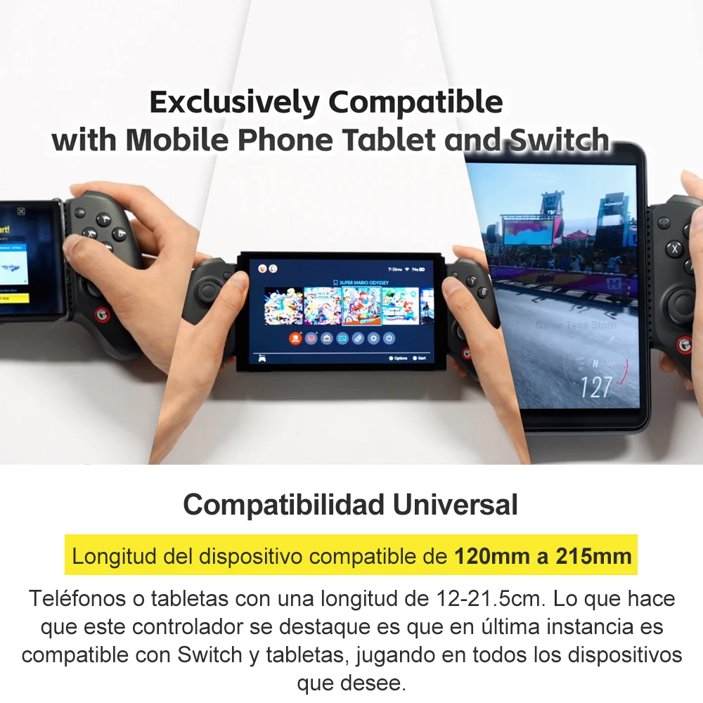 Gamesir g8 galileo + plus controlador móvel pc android ios nintendo switch bluetooth controlador sem fio gamepad console grau