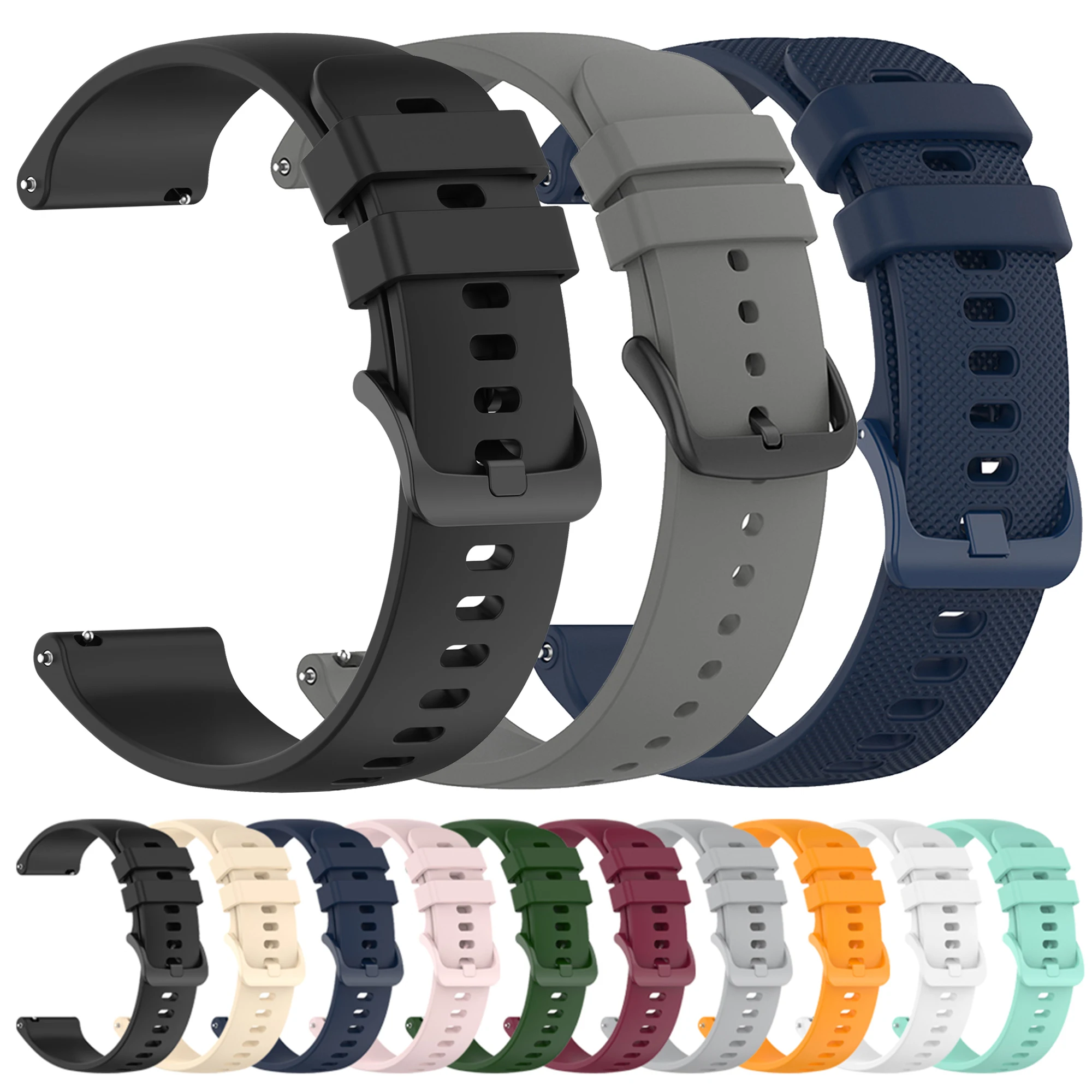 22Mm Silicone Strap… - image