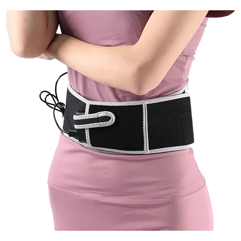 Electric Heating Waist belt anti pad Back USB Support Brace Pain Relief Protecter Hot Compress Therapy Lumbar