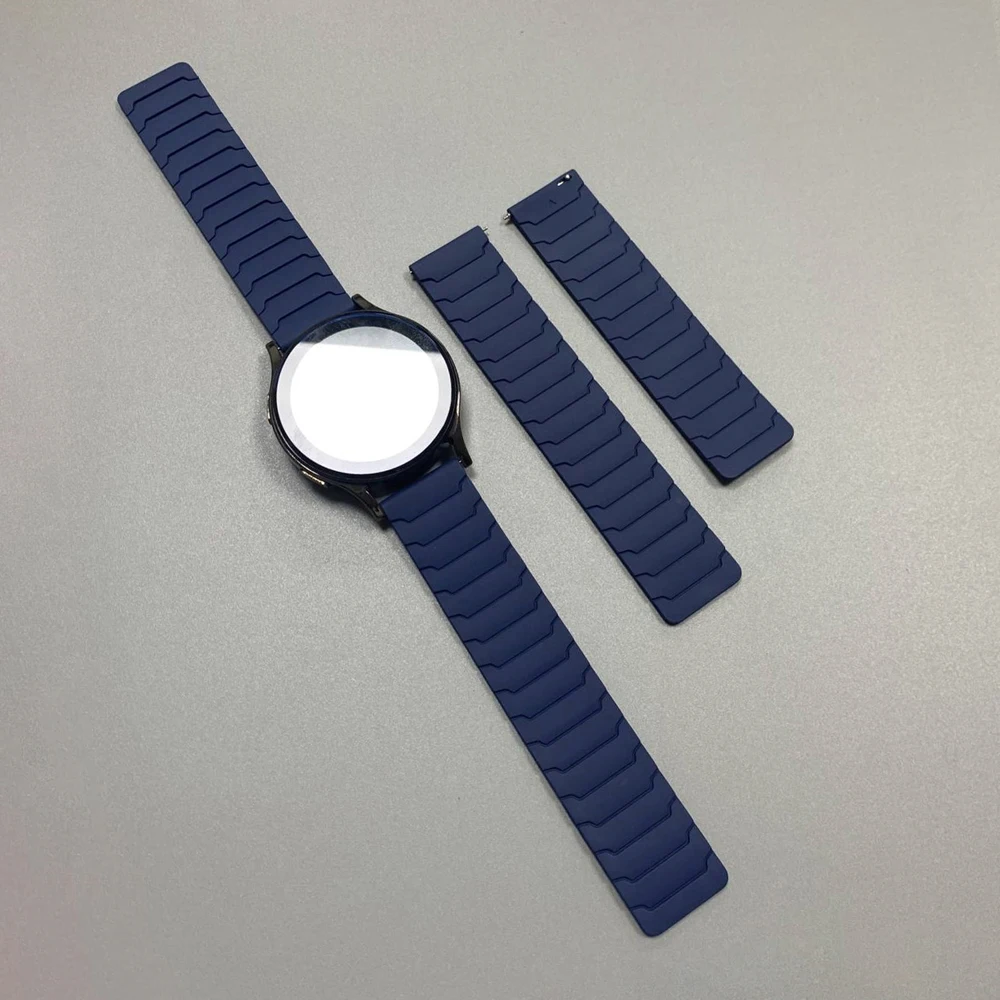 20/22 mm Magnetarmband für Huami AMAZFIT BIP 6 5 UNITY Silikon-Schlaufenband GTR 4/3/3 Pro 2e GTS 4 mini 3 BALANCE Sportarmband – Detail 23