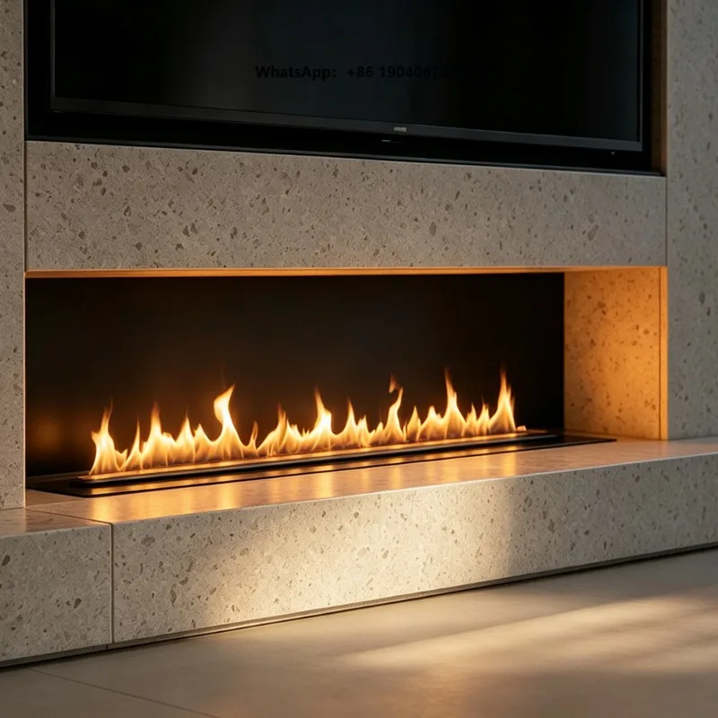 Hot Sale Inches Automatic Burner Biofuel Fireplace Alcohol Fueled cxl