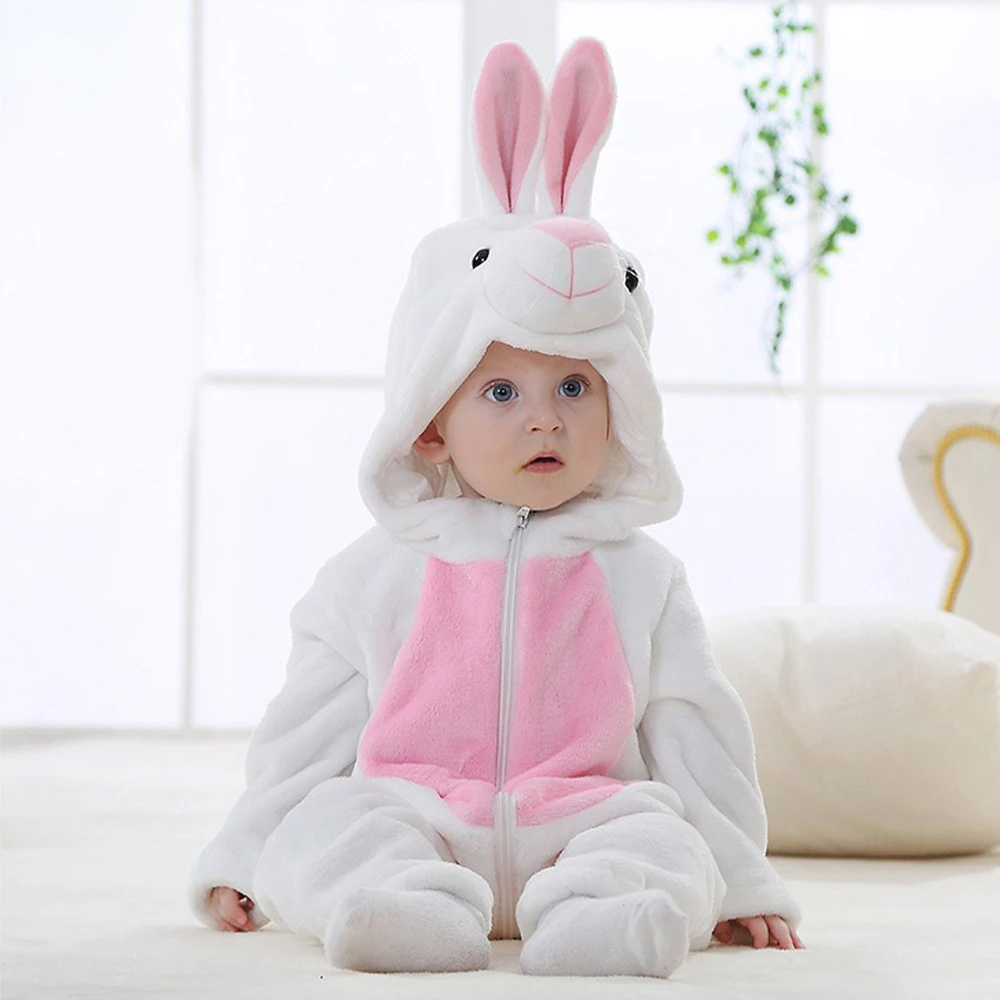 

Adorable Animal Baby Halloween Bodysuit Cute Infant Onesie Soft Plush Romper Outfit For Newborn Photoshoot Birthday Gift Set