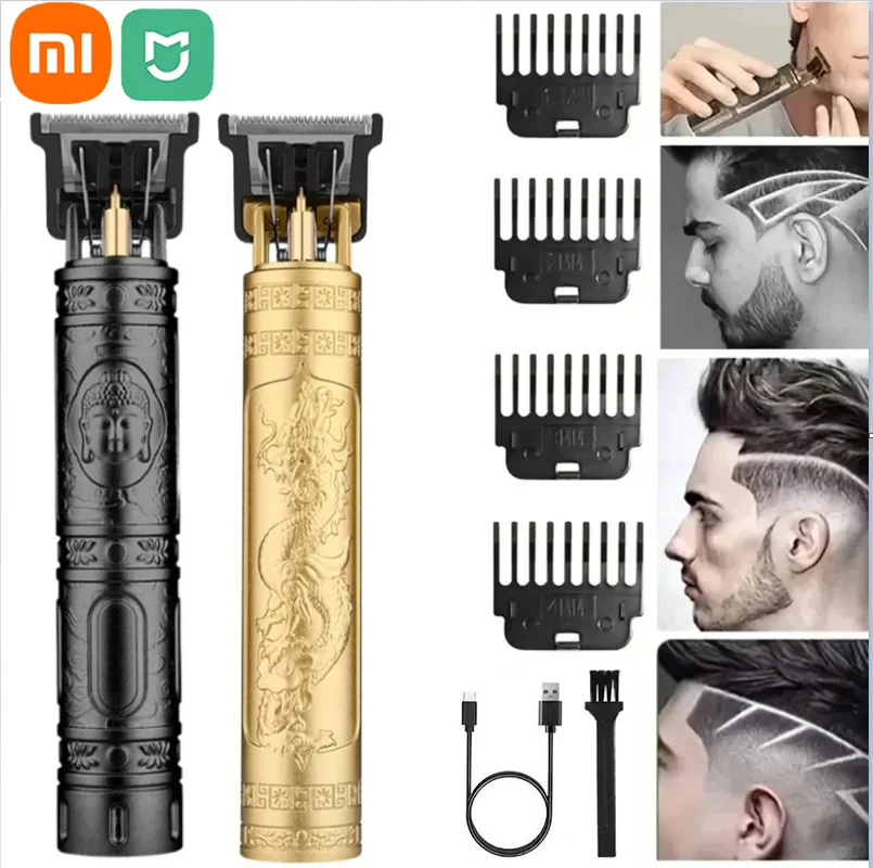 Xiaomi Xiaomi MIJIA  Electric Hair Clipper Machine Hair Barber Trimmer T9 Vintage Rechargeable Hair Trimmer For Men Hair Cutting