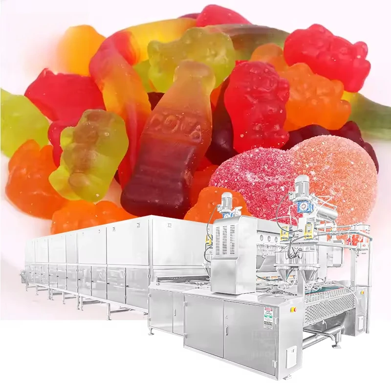 Full Automatic Small Scale Customized Caramel Mint Soft Sugar Taffy Milk Toffee Hard Candy Production Line Making Machine