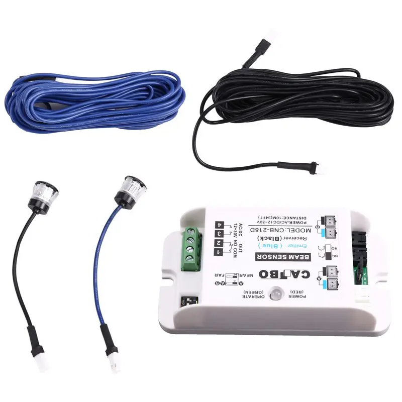 

Фотоэлектрический датчик A25P белый для автоматических дверей, дальность 10 метров (30 футов), одноканальный